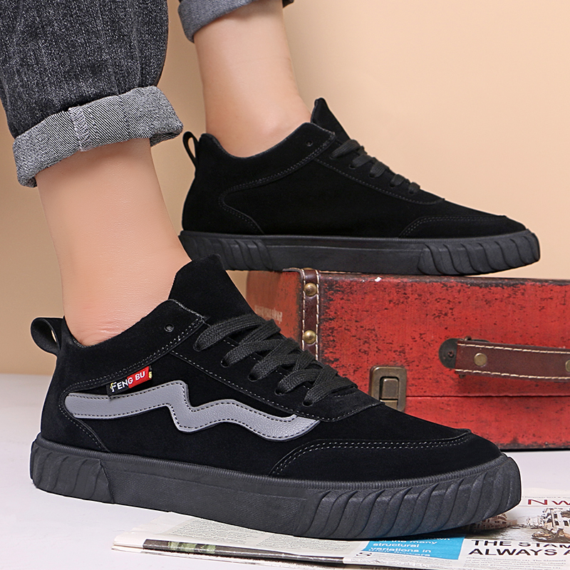 Pigskin Leather Popular Sports And Leisure Shoes All Match Soft Lightweight Breathable Casual Fashion Shoes For Men