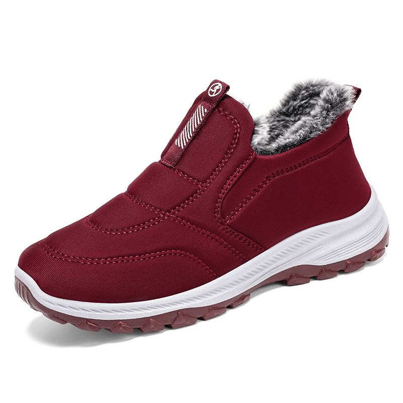Women's Cotton Shoes Winter New Ankle Boots Large Size Wholesale Warm Plush Comfort Large Size Thickened Snow Boots Wholesale