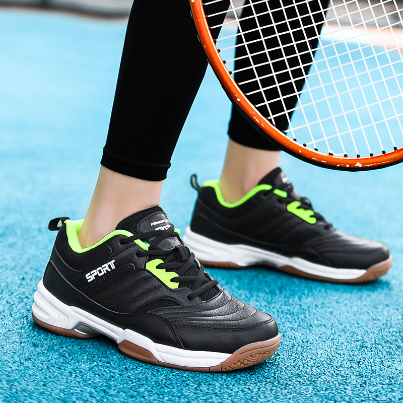 High Quality Badminton Shoes Men's Shoes Large Size Elastic Wear Resistance Breathable Student Training Tennis Shoes Wholesale