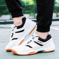 High Quality Badminton Shoes Men's Shoes Large Size Elastic Wear Resistance Breathable Student Training Tennis Shoes Wholesale