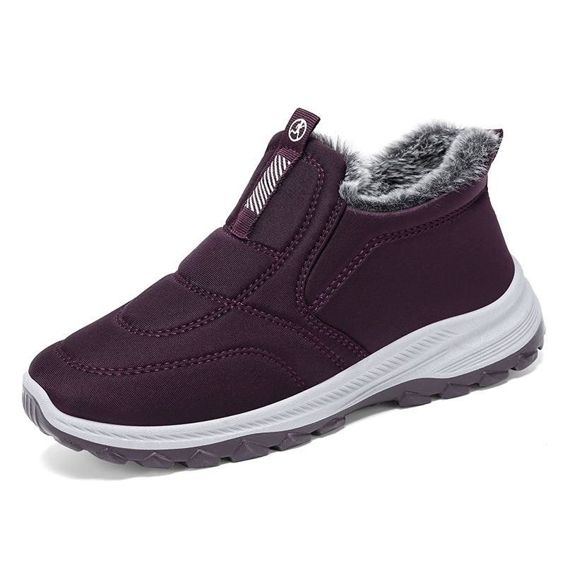 Women's Cotton Shoes Winter New Ankle Boots Large Size Wholesale Warm Plush Comfort Large Size Thickened Snow Boots Wholesale