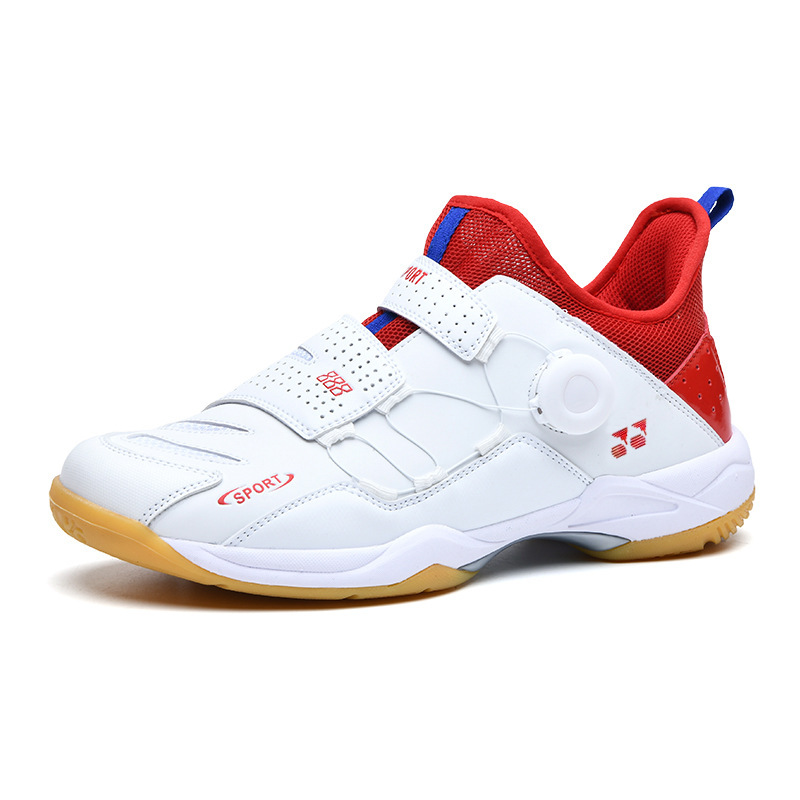 New Men And Women Professional Badminton Shoes Breathable Wear Lightweight Shock Absorption Training Tennis Shoes