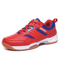 High Quality Badminton Shoes Men's Shoes Large Size Elastic Wear Resistance Breathable Student Training Tennis Shoes Wholesale