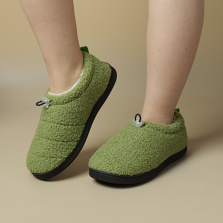 Autumn And Winter Home Men's And Women's Office Indoor And Outdoor Warm Plush Shoes Slow Rebound Cotton Shoes Wholesale