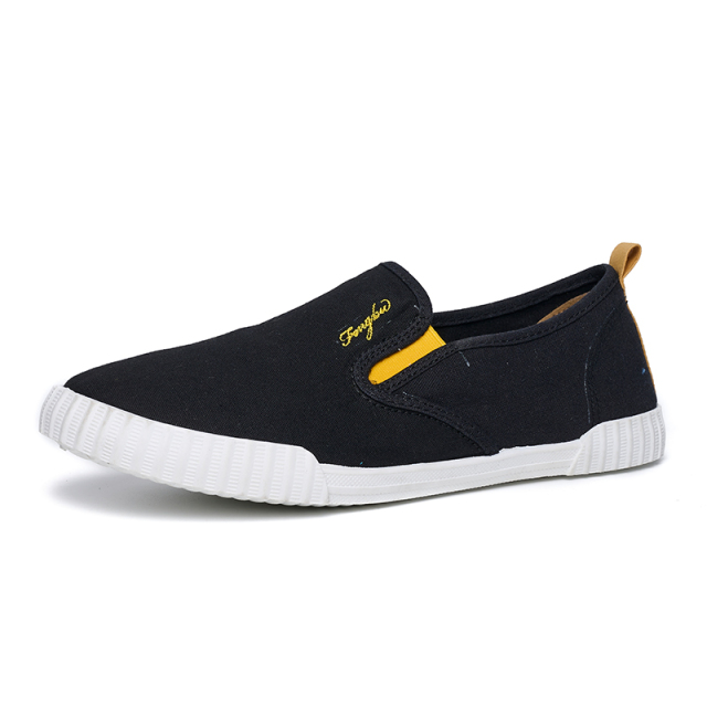 Hot Selling Classic Style Men's Canvas Shoes Loafers Wholesale Lightweight Breathable Lazy Walking Shoes For Men Boys