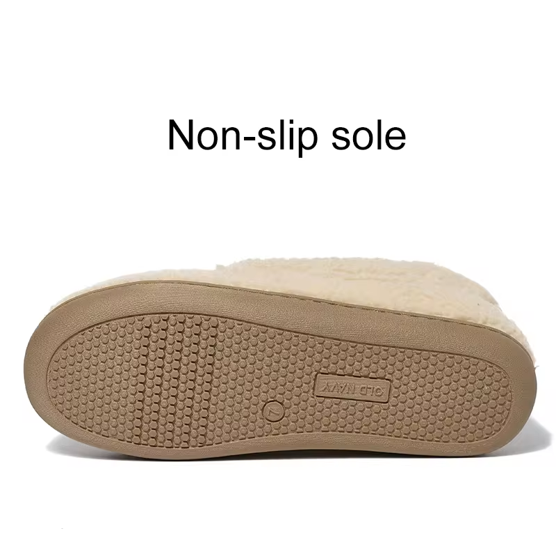 Women's Fashionable Winter Indoor And Outdoor Warm Light Snow Boots Non-slip Plush Cute Fur Soft Snow Boots Shoes