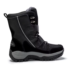 Wholesale Fashion Winter Outdoor Travel Anti Slip Thickened Warm High Top Mid Length Snow Boots For Women