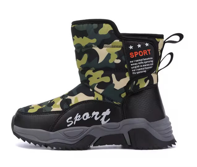 Wholesale Winter Outdoor Thickened Children's Boots Waterproof Windproof Hiking Boots For Boys And Girls