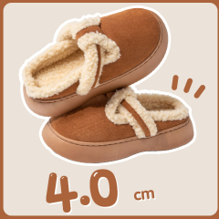 Wholesale Winter Hot Selling Fashion New Slippers Women Comfortable Warm Plush Indoor Household Slippers