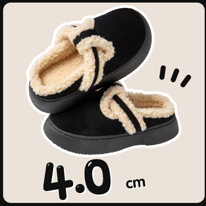 Wholesale Winter Hot Selling Fashion New Slippers Women Comfortable Warm Plush Indoor Household Slippers
