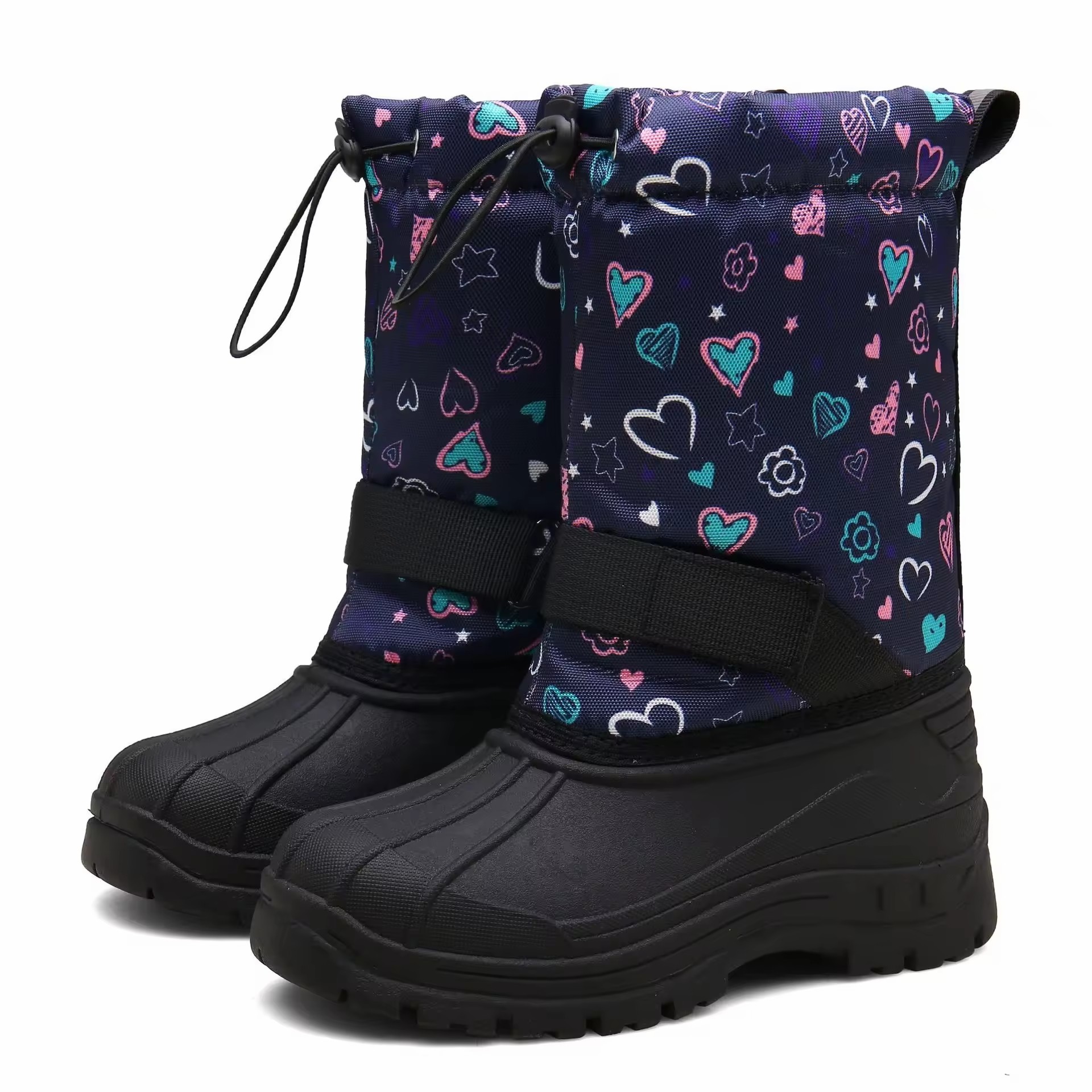 Fashionable High Quality Cotton Shoes Non-slip Waterproof Warm Snow Boots Lightweight Non-slip Girls Boots