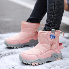 Wholesale Winter Outdoor Thickened Children's Boots Waterproof Windproof Hiking Boots For Boys And Girls