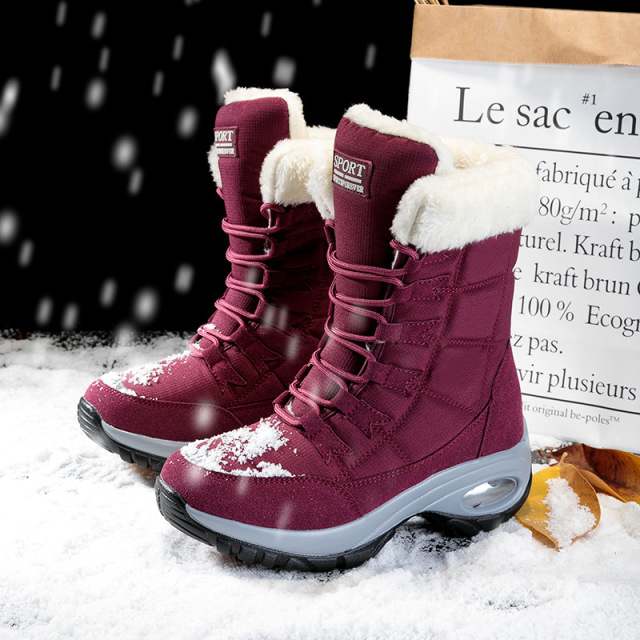 Wholesale Winter Outdoor Fashion High Quality Warm Comfortable High Top Non-slip Popular Women's Snow Boots