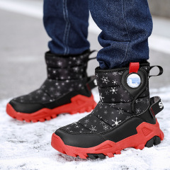 Wholesale Winter Outdoor Thickened Children's Boots Waterproof Windproof Hiking Boots For Boys And Girls