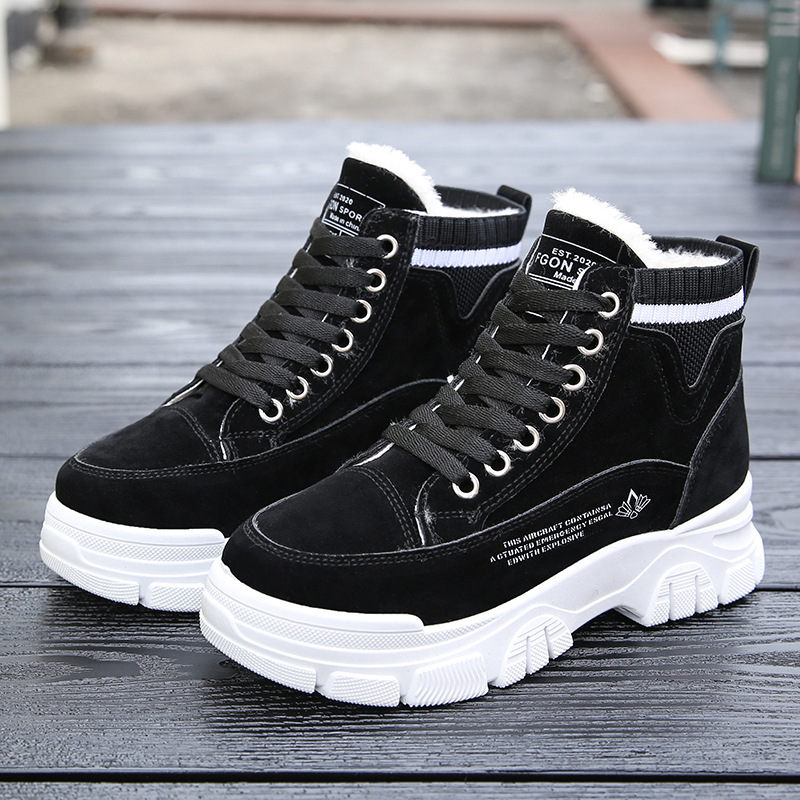Wholesale Fashion New Winter Girls Warm Snow Boots Non-slip Comfortable Plush Winter Women's Shoes