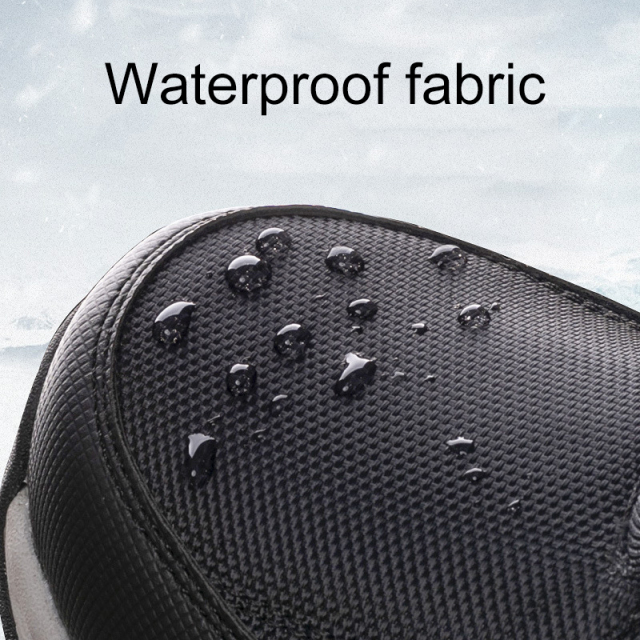 Wholesale Winter Fashion Men's High Top Waterproof Snow Boots Thickened Outdoor Casual Black Snow Boots