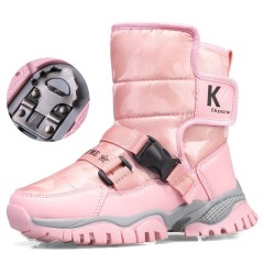 Wholesale Winter Thickened Warm Comfort Children's Boots Waterproof Windproof Snow Boots For Boys And Girls