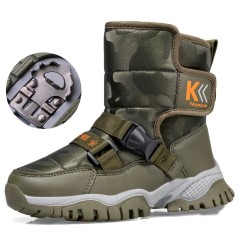 Wholesale Winter Thickened Warm Comfort Children's Boots Waterproof Windproof Snow Boots For Boys And Girls
