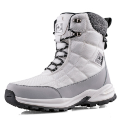 Wholesale Winter Fashion Men's High Top Waterproof Snow Boots Thickened Outdoor Casual Black Snow Boots