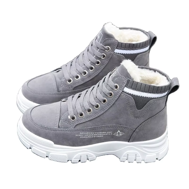 Wholesale Fashion New Winter Girls Warm Snow Boots Non-slip Comfortable Plush Winter Women's Shoes