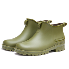 Fashion PVC Rain Boots Versatile Couples Non-slip Rain Boots Platform Comfortable Non-slip Kitchen Shoes Garden Shoes