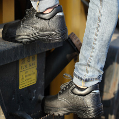 Construction Waterproof Anti Smashing Anti Stabbing Comfortable Steel Toe Safety Protection Men's Work Shoes Wholesale