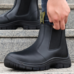 Wholesale Fashion Steel Toe Anti Static Safety Martin Boots Outdoor Work Large Size 47 Steel Plate Safety Boots