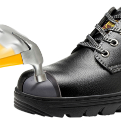 Construction Waterproof Anti Smashing Anti Stabbing Comfortable Steel Toe Safety Protection Men's Work Shoes Wholesale
