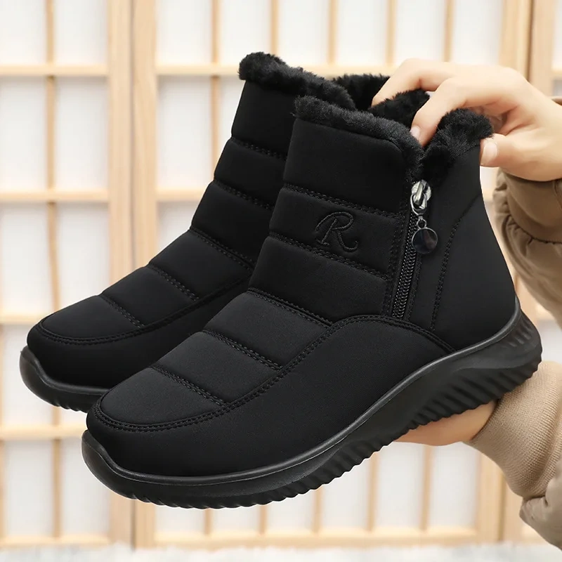 Wholesale Fashion New High Quality Waterproof Comfortable Winter Women's Boots Unisex Non-slip Warm Trend Snow Boots