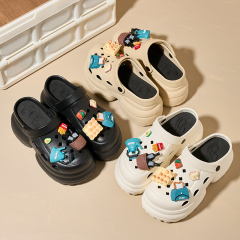 Hot Selling Sandals Mules With Decorations Anti-slip And Fashionable Hard-wearing And Slip Resistant Women Platform Clogs