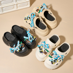 Hot Selling Sandals Mules With Decorations Anti-slip And Fashionable Hard-wearing And Slip Resistant Women Platform Clogs