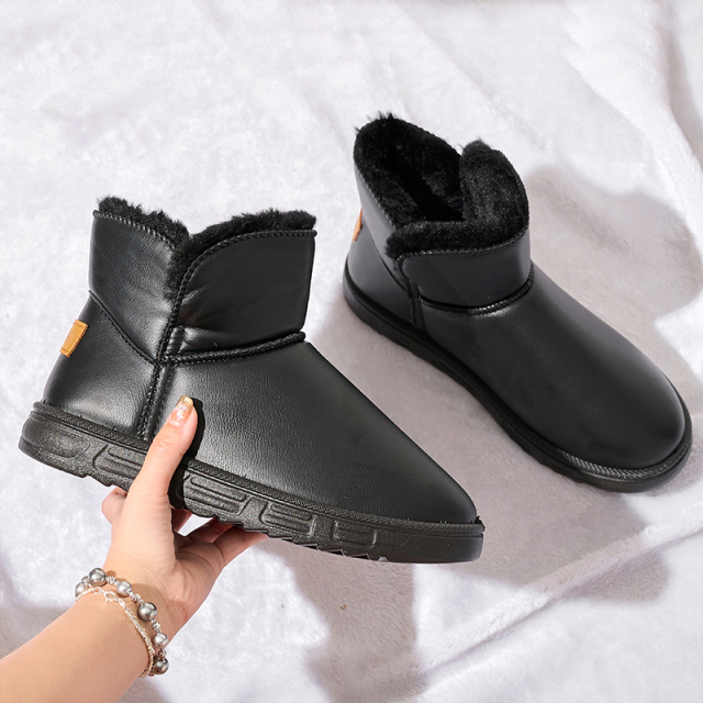 Hot Selling Fashion Trend Ladie's And Girl's Casual Warm Winter Boots Waterproof Non Slip Thick Soled Snow Boots
