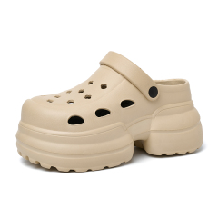 Wholesale Hot Selling Height Increasing Breathable Lightweight Beach Sandals Platform Eva Garden Shoes Comfortable Outdoor Clogs