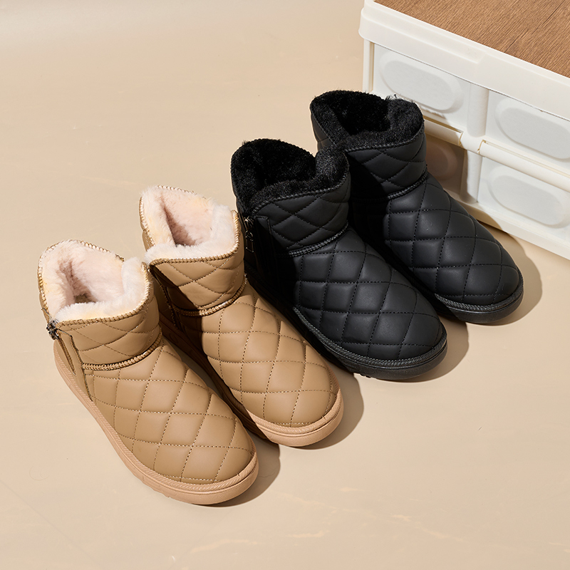 Cross-border Hot Style Comfortable Outdoor Warm Cotton Shoes For Girls Spot Fashion Lightweight Snow Boots For Women
