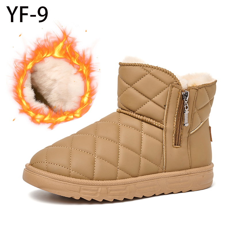 Cross-border Hot Style Comfortable Outdoor Warm Cotton Shoes For Girls Spot Fashion Lightweight Snow Boots For Women