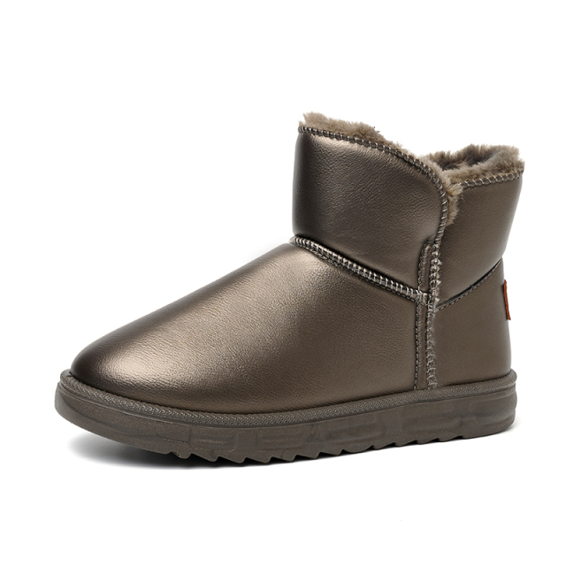Hot Selling Fashion Trend Ladie's And Girl's Casual Warm Winter Boots Waterproof Non Slip Thick Soled Snow Boots