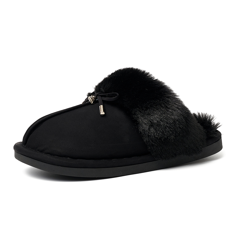 Winter Fashion Home Life Luxury Comfort Warm Plush Camel Faux Suede Closed Toe Home Slippers ODM Supply