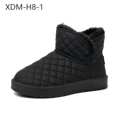 Best-selling Classic Style Wool Boots Wholesale Pu Upper Thin Sole Thick Sole Winter Outdoor Snow Boots For Women