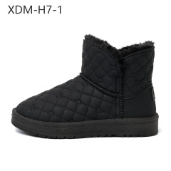 Best-selling Classic Style Wool Boots Wholesale Pu Upper Thin Sole Thick Sole Winter Outdoor Snow Boots For Women