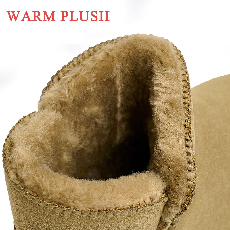Winter Explosive Thermal Fashion Fur Snow Boots Wholesale Price Outdoor Waterproof Non-slip Suede Snow Boots For Women