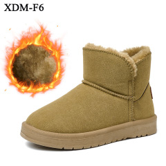 Winter Explosive Thermal Fashion Fur Snow Boots Wholesale Price Outdoor Waterproof Non-slip Suede Snow Boots For Women