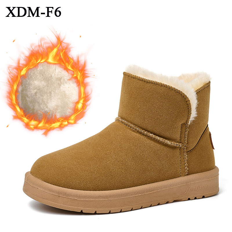 Winter Explosive Thermal Fashion Fur Snow Boots Wholesale Price Outdoor Waterproof Non-slip Suede Snow Boots For Women