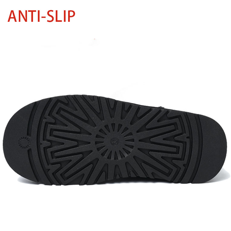Manufacturers Direct Sales Of New Winter Snow Boots Wholesale Smooth Leather Thickened Plush Inner Snow Boots For Women
