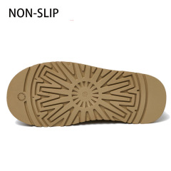 Bairuilun Winter Warm Women's Cotton Boots Factory Wholesale Classic Warm Plush Suede Upper Snow Boots For Women