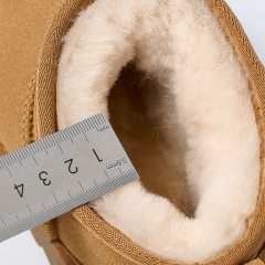 Wholesale Women's Winter Shoes Boots Cow Suede Upper Ultra Lightweight TPR Outsole Warm Women Snow Boots Support OEM/ODM