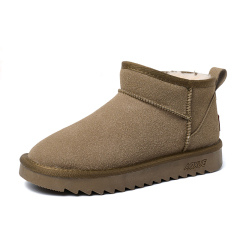 Wholesale Women's Winter Shoes Boots Cow Suede Upper Ultra Lightweight TPR Outsole Warm Women Snow Boots Support OEM/ODM