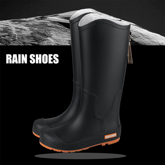 High Quality Non-slip Waterproof Rain Boots Wholesale Wilderness Camping High Top Rain Boots