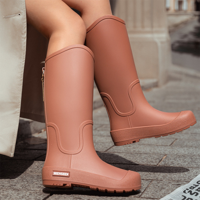 High Quality Non-slip Waterproof Rain Boots Wholesale Wilderness Camping High Top Rain Boots