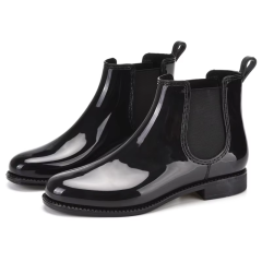 Casual Slim-fit Chelsea Boots Non-slip and Waterproof Walking Women's Comfortable Mid-top Rain Boots