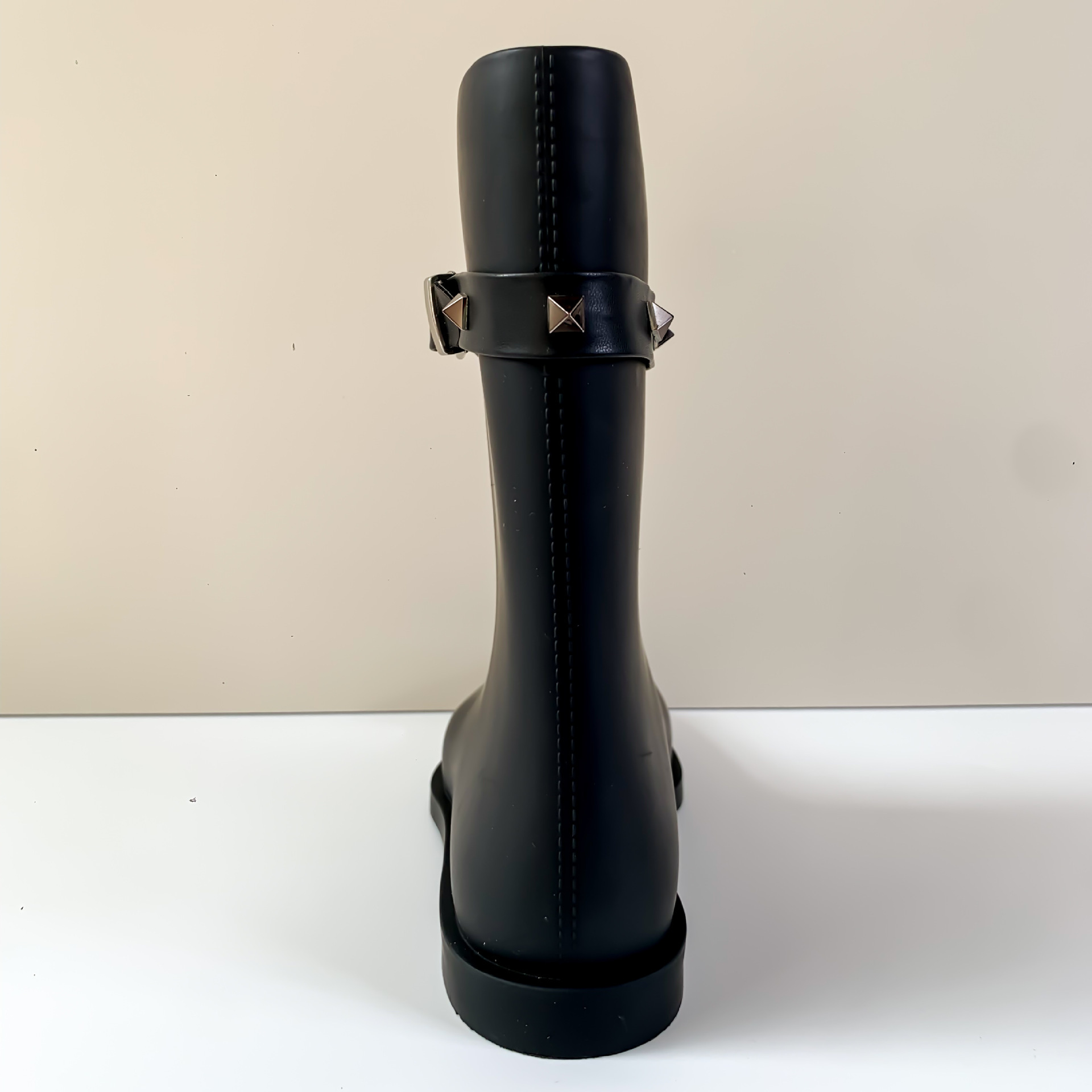 Fashionable Women's Lightweight High-top Boots Non-slip and Waterproof Walking Women's Casual High-top Rain Boots